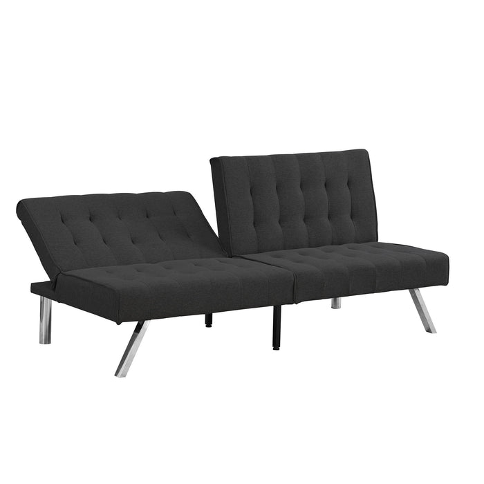 Modern Sofa Bed With Wood Frame And Stainless Legs