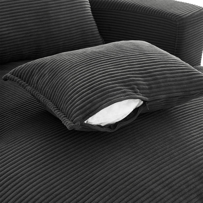 360° Swivel Accent Barrel Chair With Dual Layer Cushion And 3 Removable Pillows