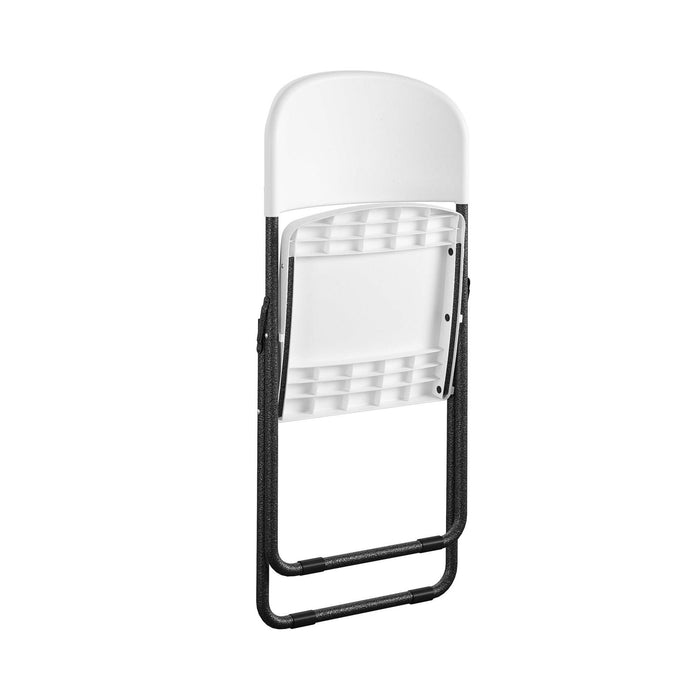 U - Leg Folding Chair - White