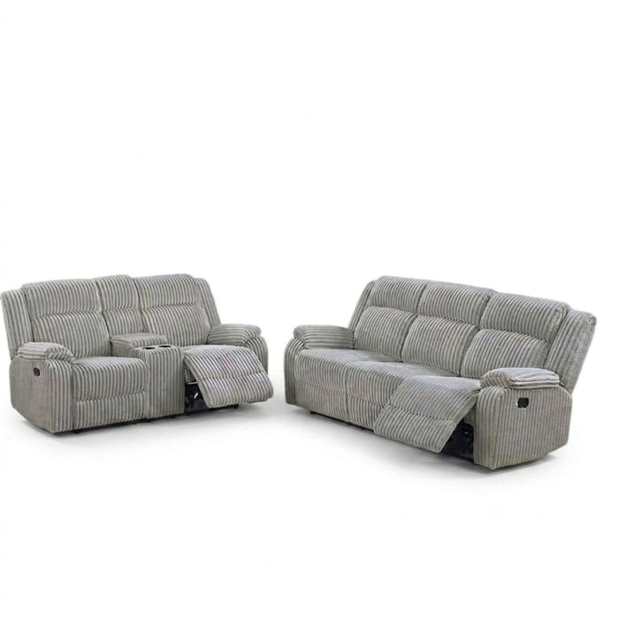 Modern Living Room Set With Pillow Arms