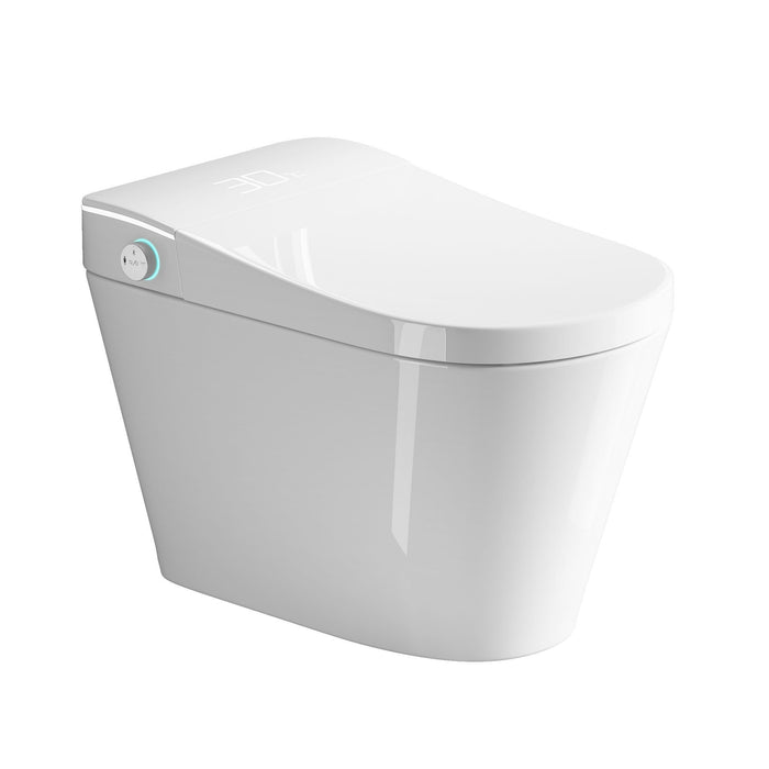 Smart Bidet Toilet With Auto Open / Close Seat, Warm Water Wash, Heated Seat, And Wireless Remote Control