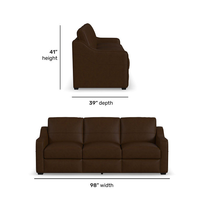 Hudson - Sofa - Dark Brown