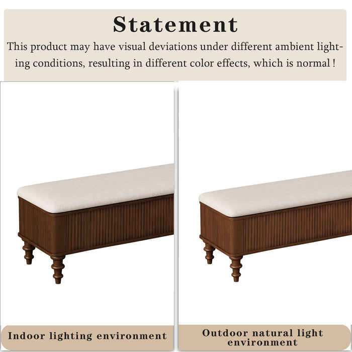 Multi Functional Storage Ottoman Bench
