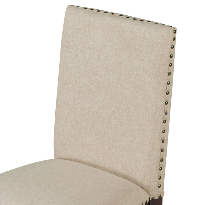 Upholstered Dining Chairs With Nailhead (Set of 2)