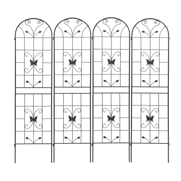 Garden Metal Trellis Rustproof Trellis For Climbing Plants Outdoor Flower Support