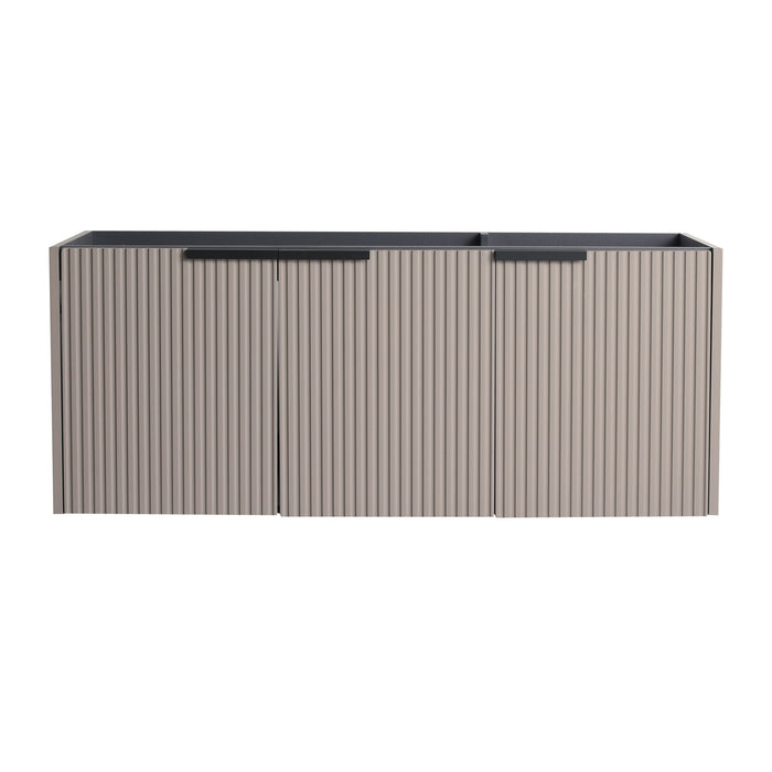 Contemporary Wall Mounted Bathroom Vanity With Soft Close Doors