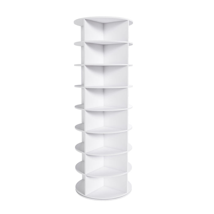 Rotating Shoe Rack Tower