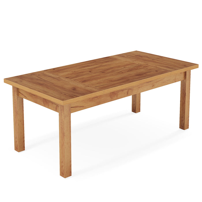 Executive Desk With Legs - Natural / Light Brown