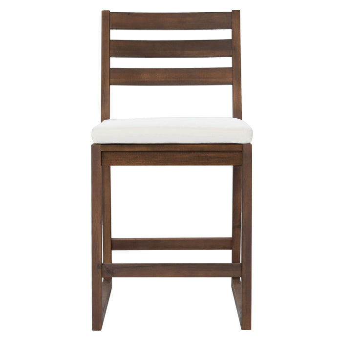 Patio Bar Set With Ergonomic Chairs
