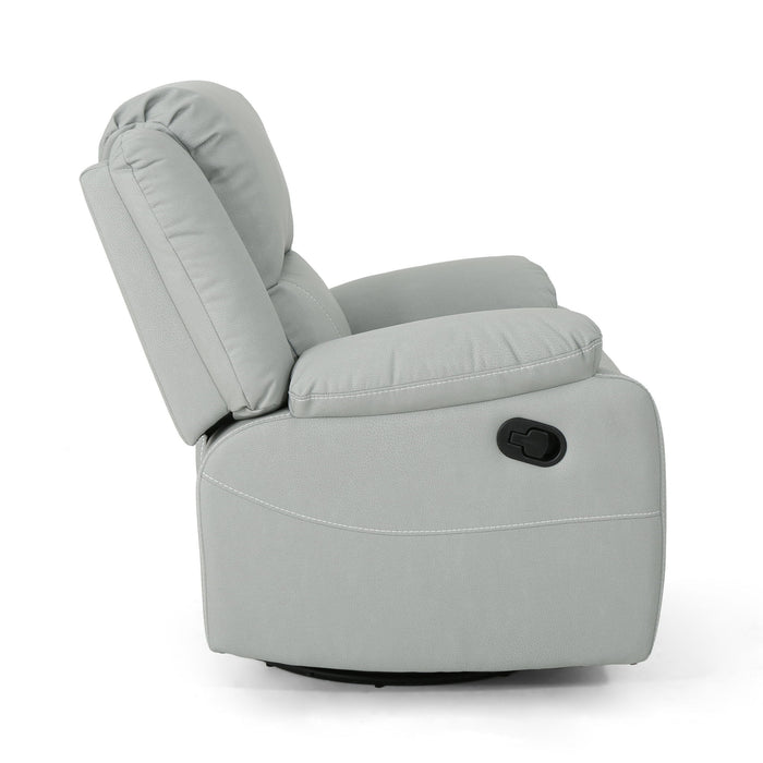 Stylish Wide Manual Swivel Standard Recliner