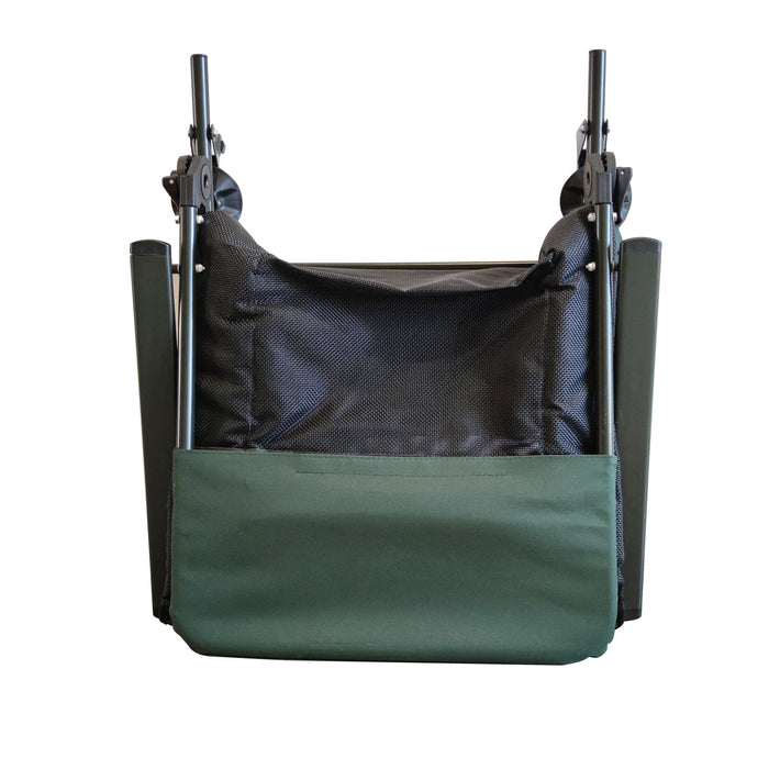 Camping Lounge Chair, Portable Folding Reclining Camping With Adjustable Backrest For Indoor And Outdoor Camping Beach Hiking Fishing - Green / Black
