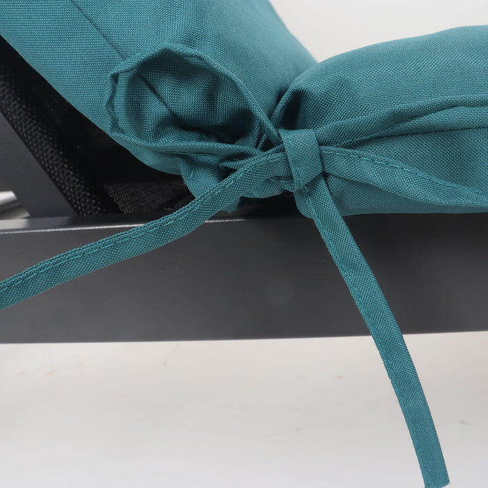 2 Piece Outdoor Chaise Lounge Cushion Set, Replacement Cushions For Patio Furniture