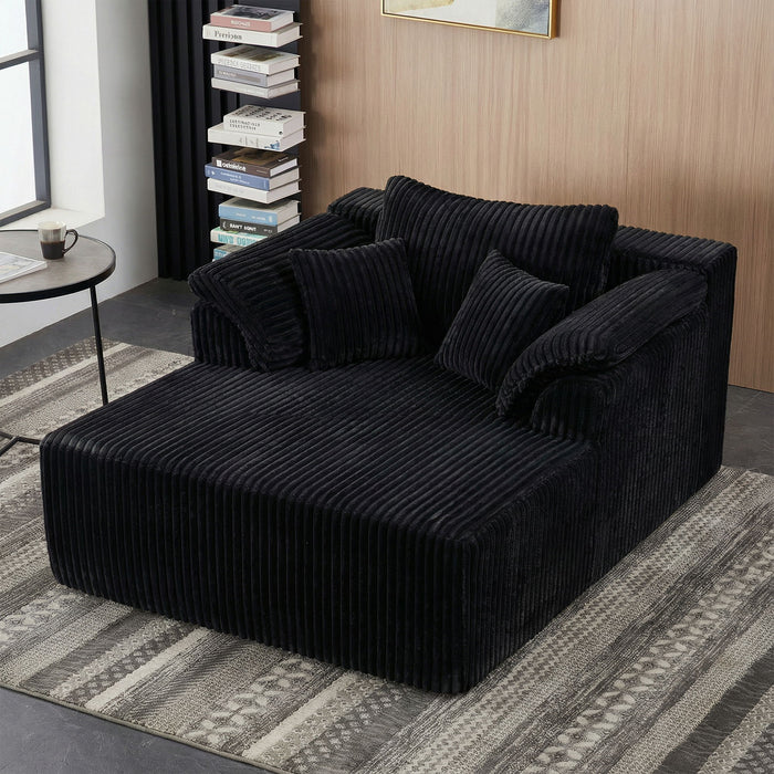 Chaise Lounge Chair, Deep Seat Sleeper Couch For Living Room