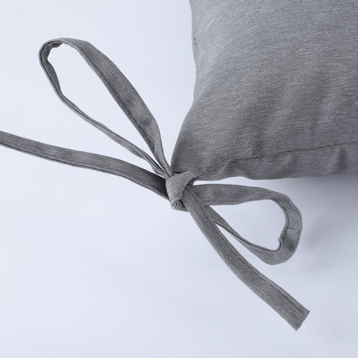 2 Piece Outdoor Chaise Lounge Chair Cushion Set