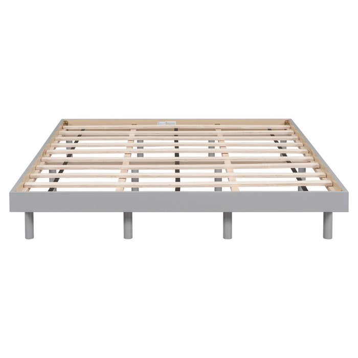 Modern Floating Platform Bed Frame