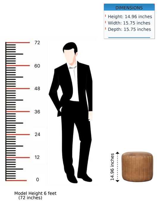 Buffalo - Footstool - Brown