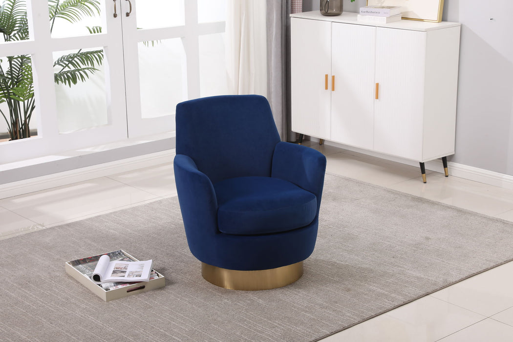 Teddy Swivel Barrel Chair, Swivel Accent Chairs Armchair For Living Room