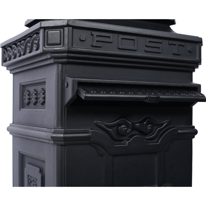 Mailboxs Residential Large-Capacity Letter Box, Rainproof Postbox Statue