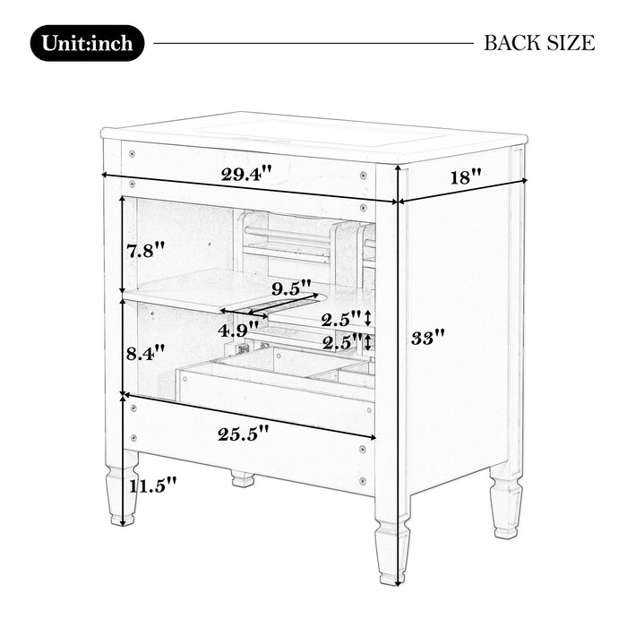 Bathroom Vanity With Sink With 2 Doors And Adjustable Shelf