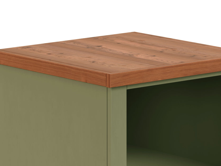 Drawer File - Sage Green / Fruitwood