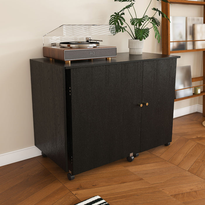 Foldable Sewing Table With Locking Casters