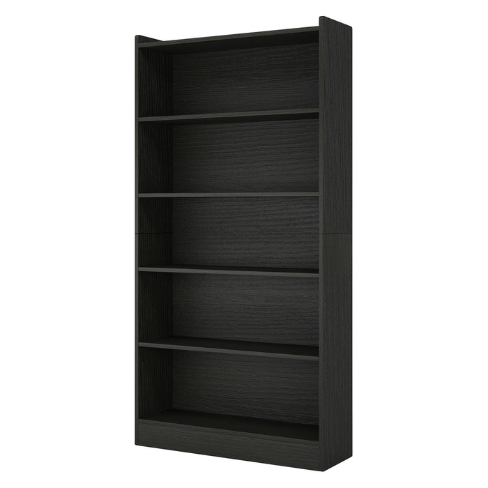 Library Bookshelf With Storage For Living Room