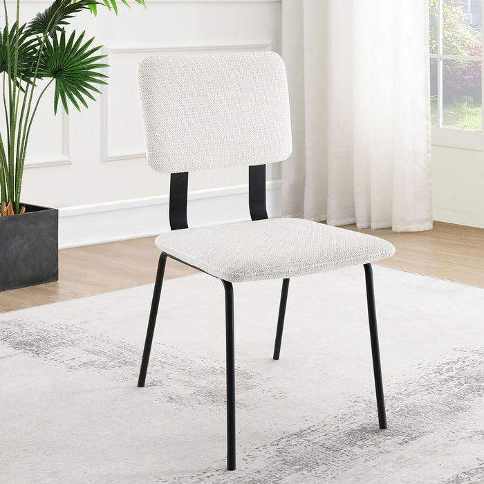 Bixby - Upholstered Dining Side Chair (Set of 2) - White