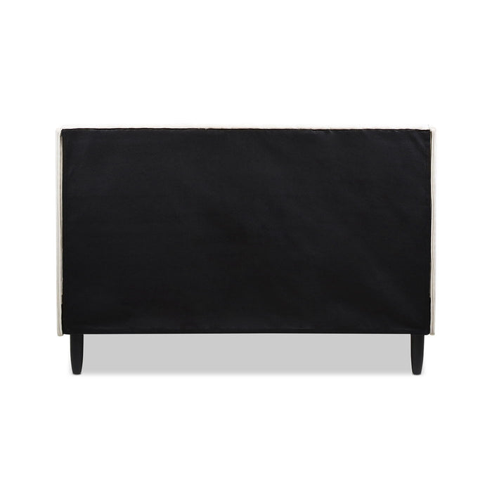 Aspen - Vertical Tufted Modern Headboard Platform Bed Set