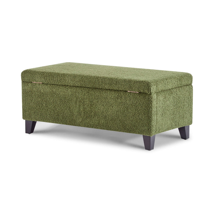 Storage Ottoman With Flip Top Lid