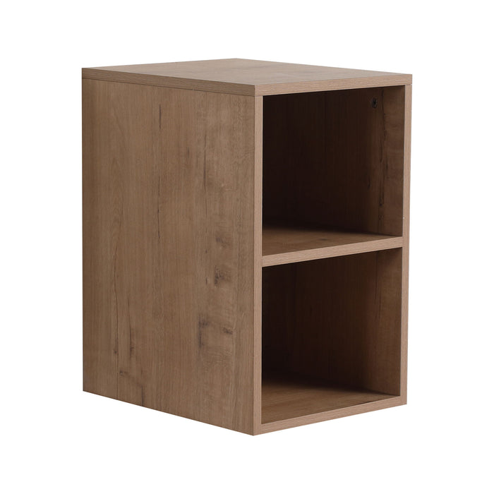 Wall Mounted Bathroom Vanity With Sink And Storage Shelves, Soft Close Doors