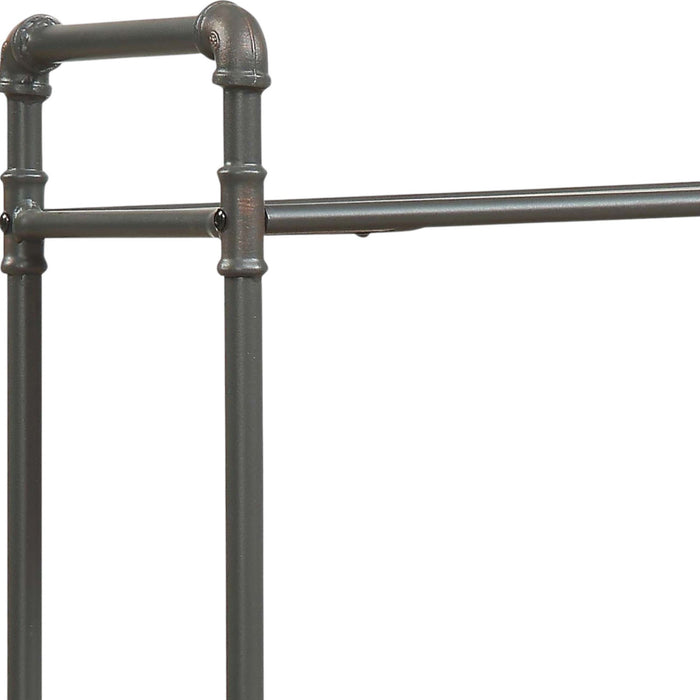 Itzel - Antique Bookshelf - Gray / Oak