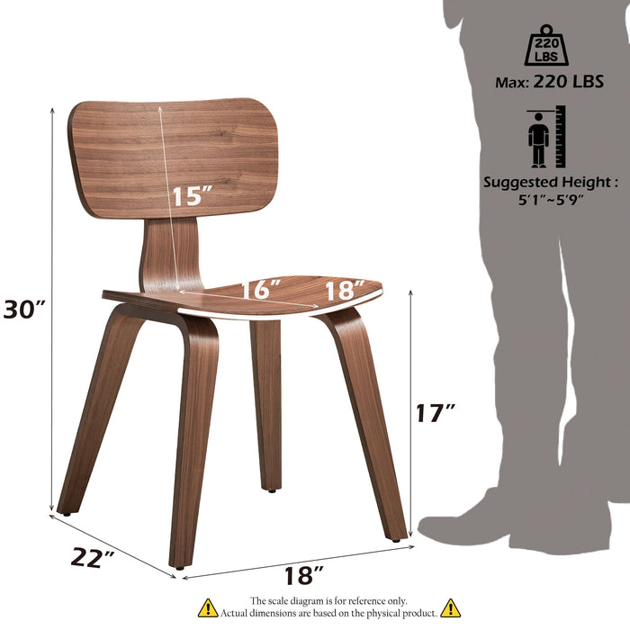 Casson - Side Chair (Set of 2) - Walnut