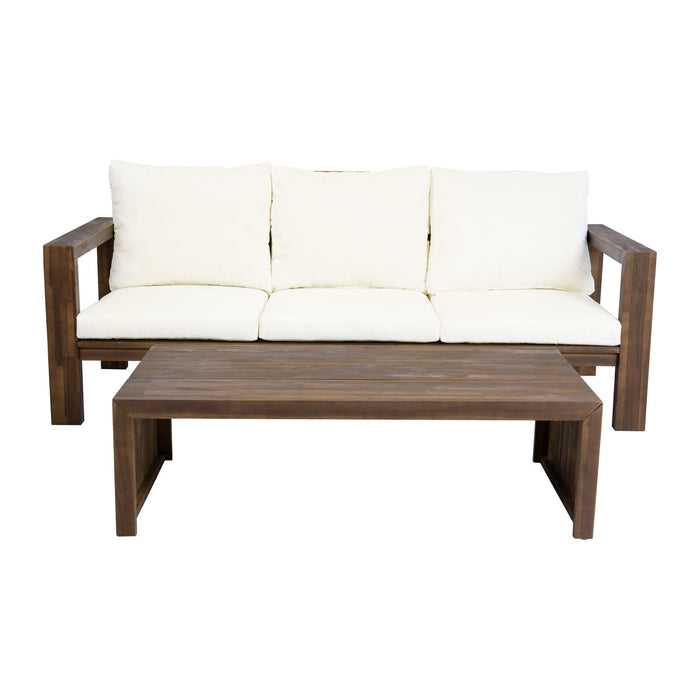 3 Seater Patio Set, Outdoor Sofa & Coffee Table Set