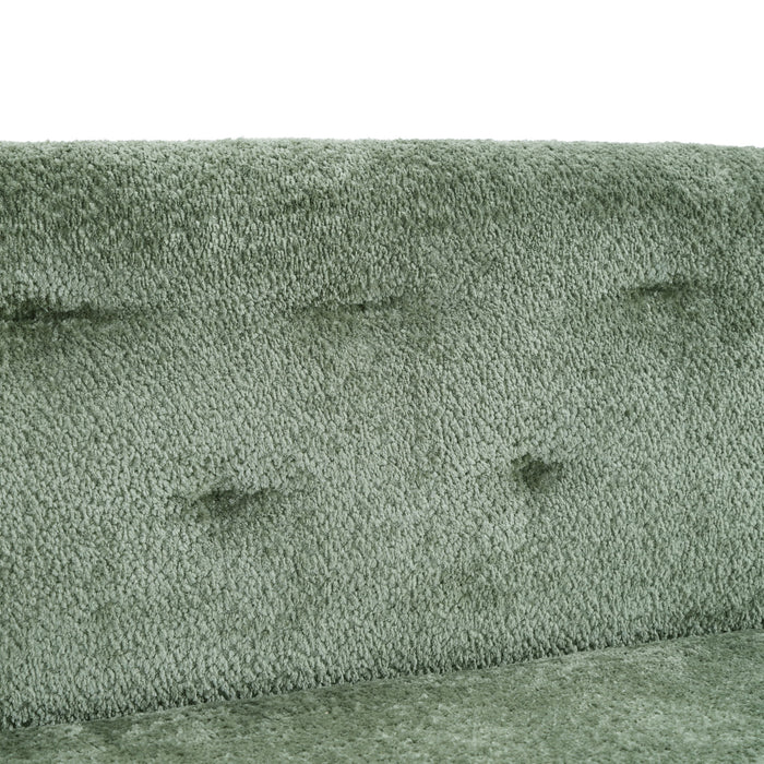 3 Seater Tufted Upholstered Couch Comfy Living Room Sofa