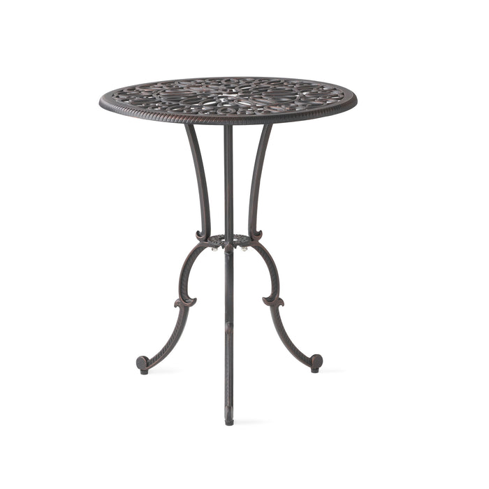 Charleston 3 Pieces Cast Bistro Set - Copper