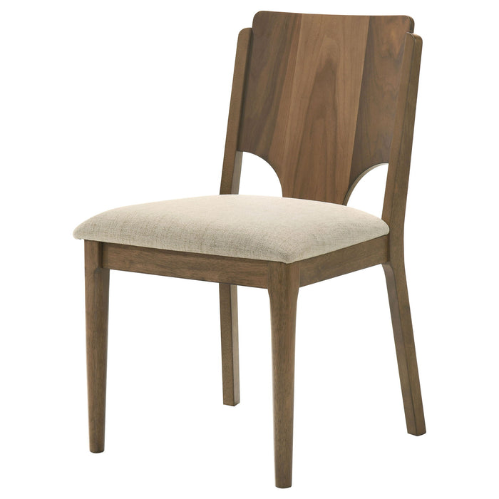 Graham - Upholstered Dining Side Chair (Set of 2) - Walnut