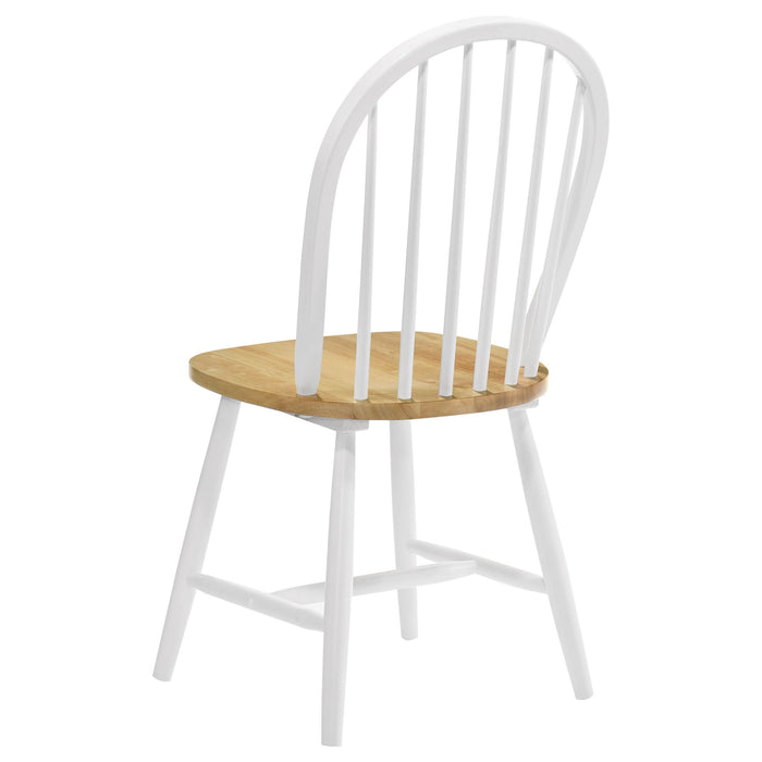 Spindle - Back Side Chairs (Set of 4) - Natural