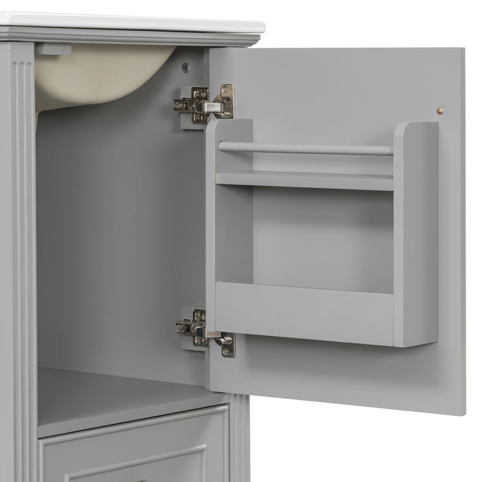 Retro Bathroom Vanity With Sink