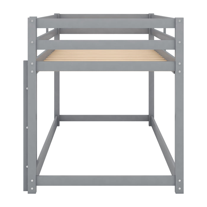 Floor Bunk Bed With Ladder