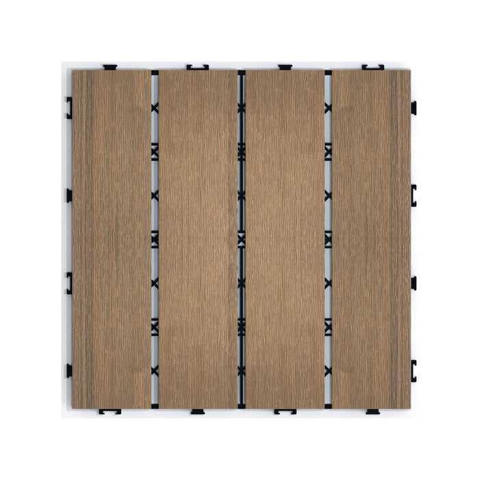 Patio Deck Tiles, Pack Of 22