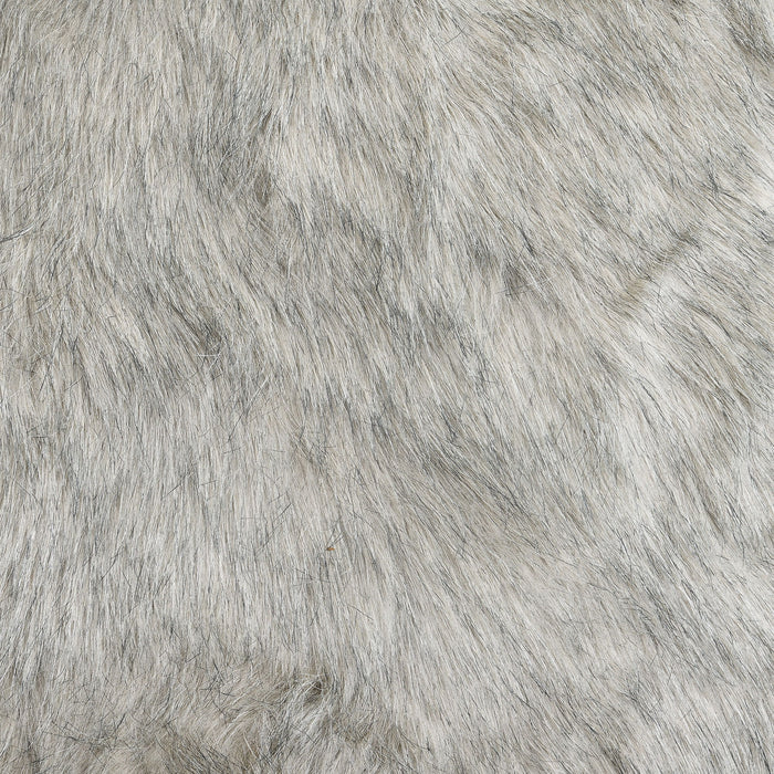 Berlin - Double Chaise Sectional - Gray Herringbone & Sanded Microfiber