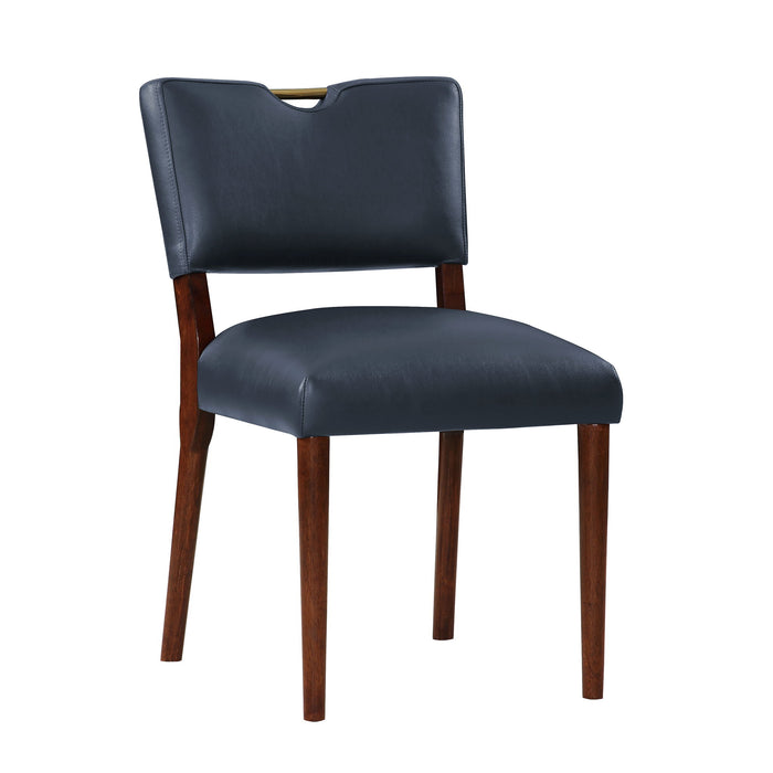 Bryson Retro Modern Dining Chair (Set of 2) - Dark Navy