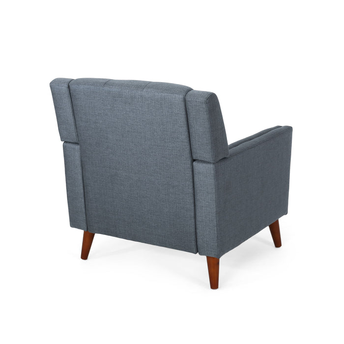 Luminaesque - Fabric Upholstered Armchair With Tufted Back