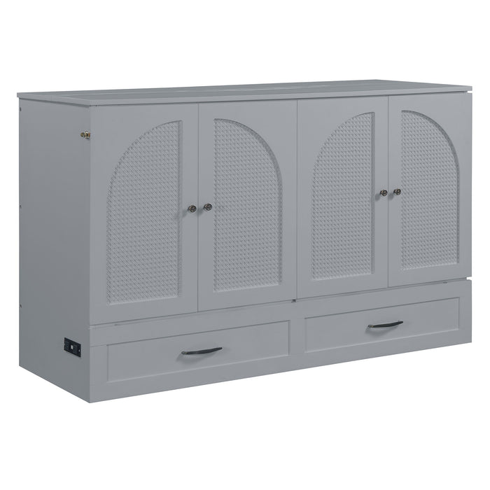 Murphy Bed With Large Drawers