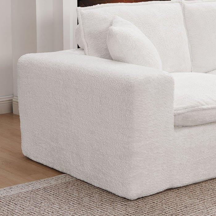 Sectional Sofa With Moveable Ottoman