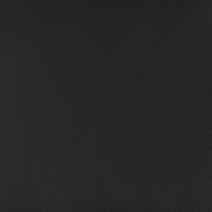 Upholstered Office Chair With Caster Wheels, Adjustable Height - Black