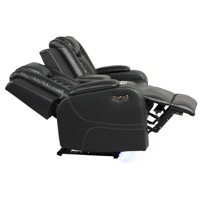 Benz - Power Recliner Set With LED Lighting And USB Charging