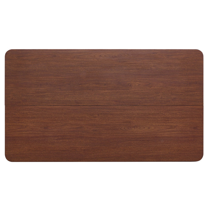 Compact Dining Table - Walnut / Black