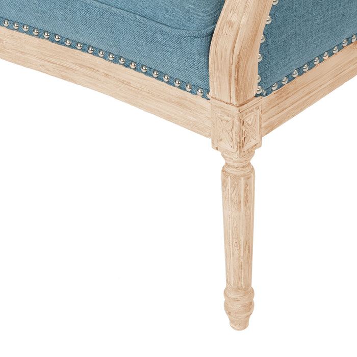 French Country Chesterfield Style Tufted Loveseat