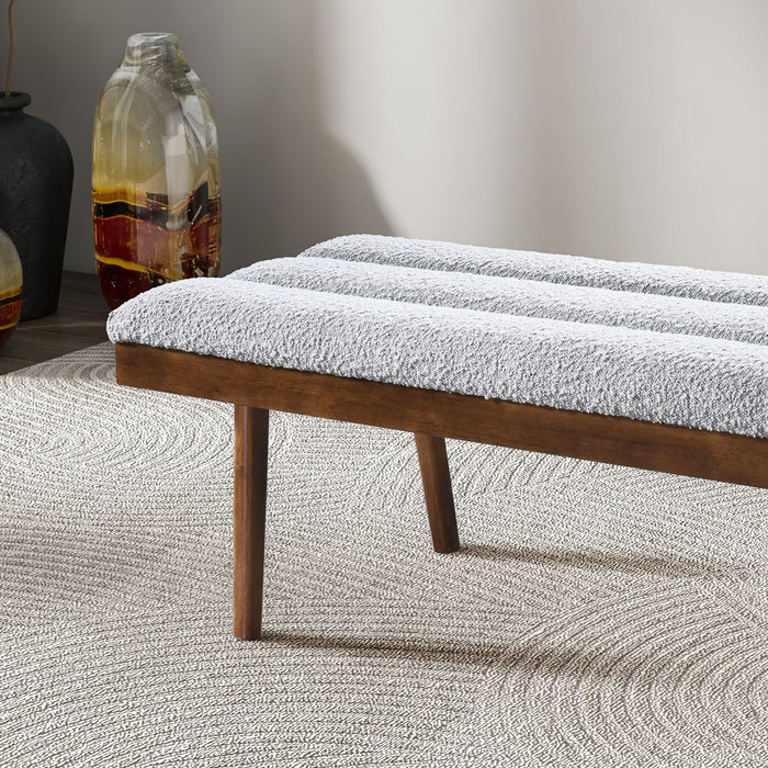 Troni - Bench - Brown / Light Gray